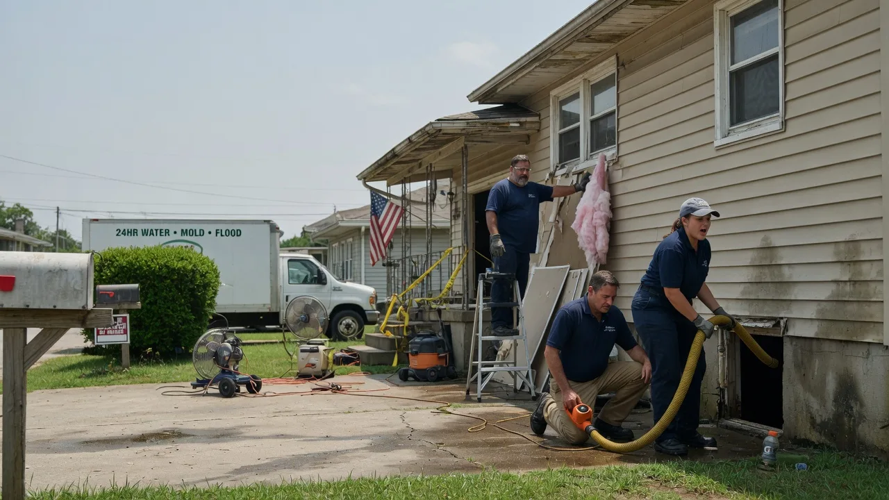 Water Damage Repair in Bison, KS near me